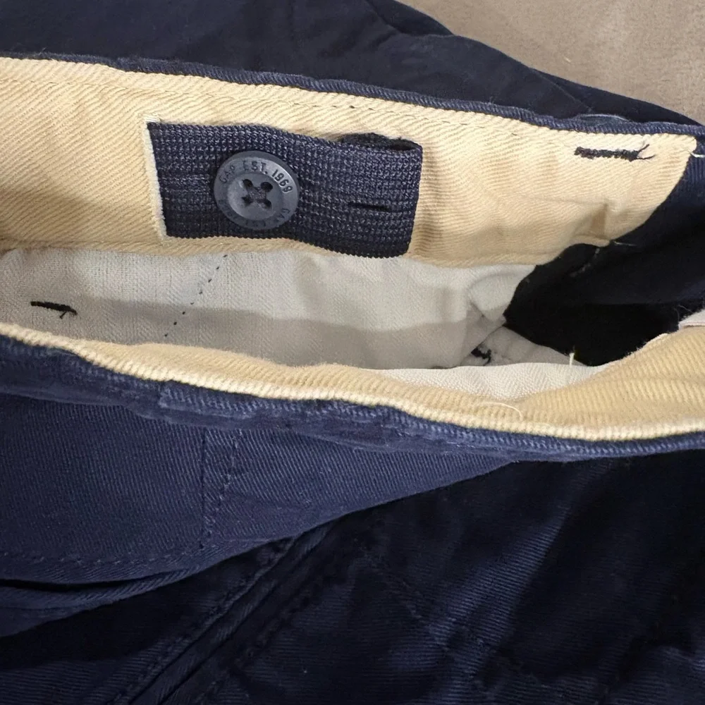 Gap Kids Classic Chino Pants School‎ Uniform Navy Boys 12 Husky